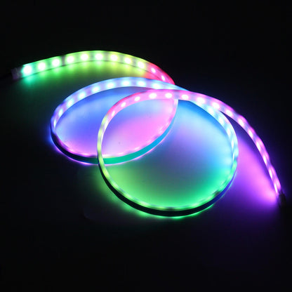 RGB DC12V 7.5W 150cm Car Rear Trunk Flow Type Tailgate LED Light Strip Brake Light Bar