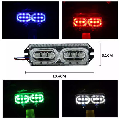 6 led Motorcycle electric bicycle Motorbike flash daylight Rear Stop brake strobe warning beacon tail light Emergency fog light