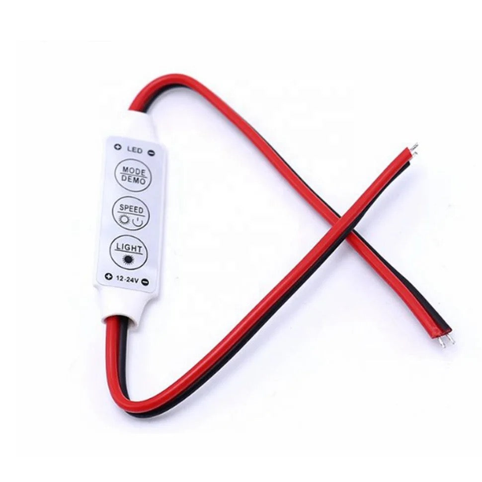 3 keys Single Color LED Controller Brightness Dimmer