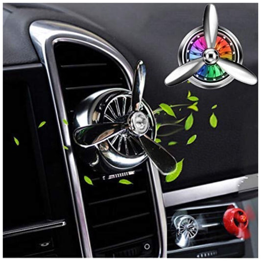 Propeller Airplane Shaped Car Diffuser Vent Clip Air Freshener Air Vent for All Brand Car (Color Assorted) 1 Piece