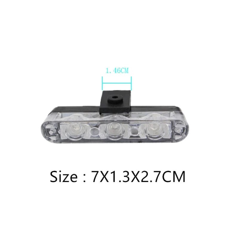 Police Stroboscope automobile 12V 6W LED Car Flasher Light Day Lights for Car Waterproof Strobe Controller