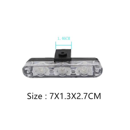 Police Stroboscope automobile 12V 6W LED Car Flasher Light Day Lights for Car Waterproof Strobe Controller