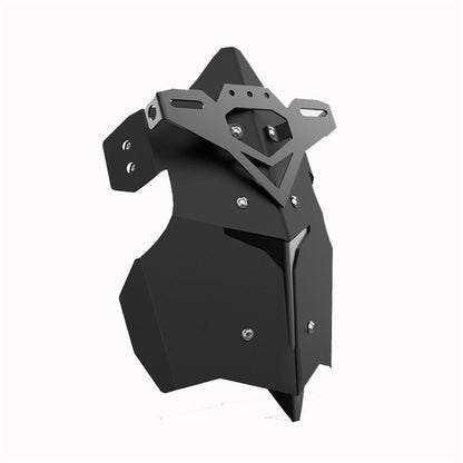Universal Metal Motorcycle Mudguard Fender Cover Rear Wheel Splash Guard - Blue