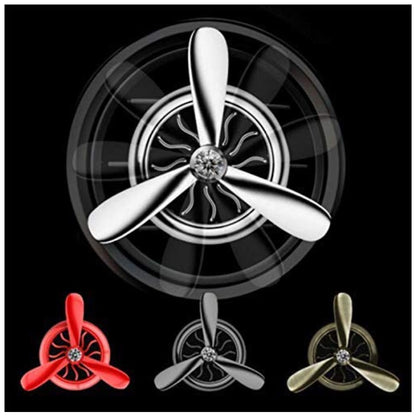 Propeller Airplane Shaped Car Diffuser Vent Clip Air Freshener Air Vent for All Brand Car (Color Assorted) 1 Piece