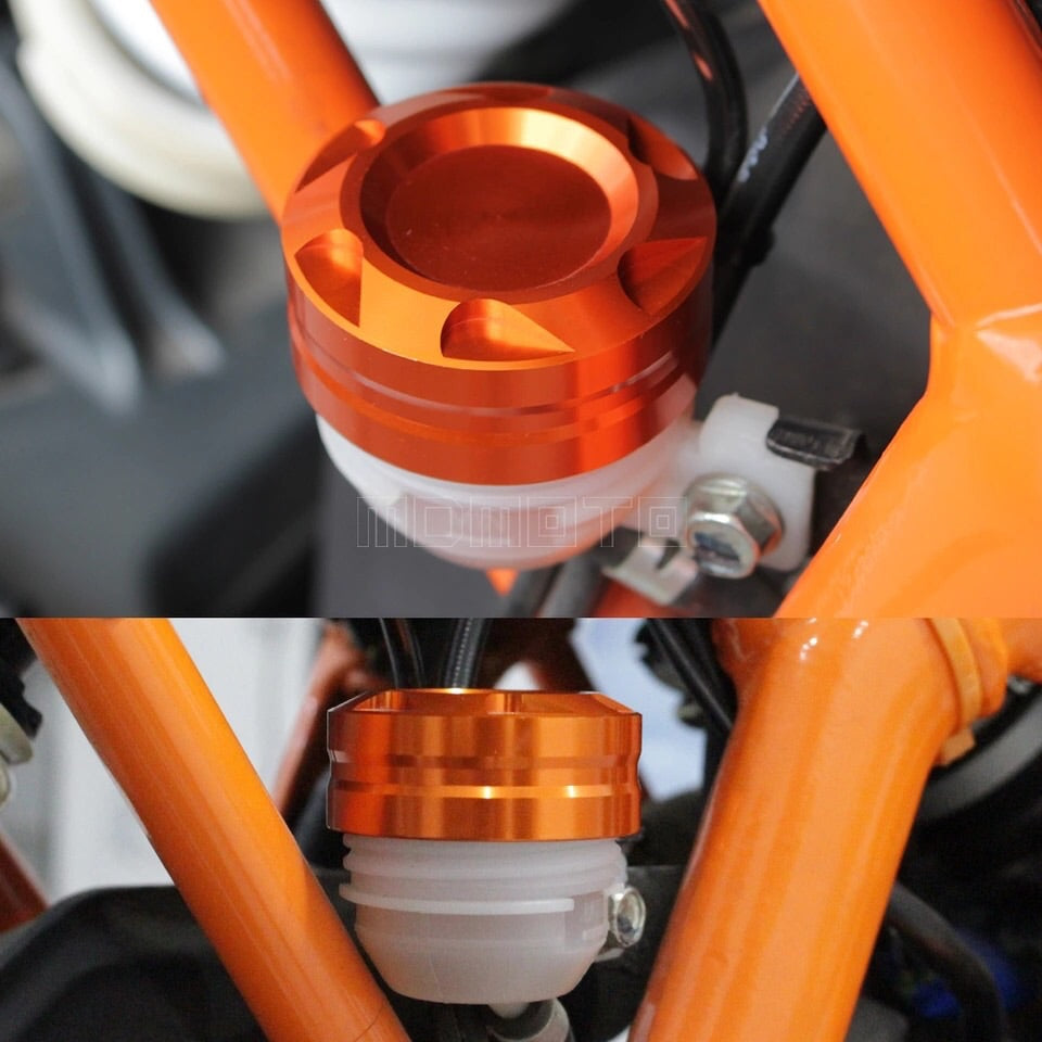 Motorcycle Aluminum CNC Engine Rear Fluid Reservoir Cap Cover For KTM DUKE 125 200 390 RC 125 200 390 Rear Brake master cylinder