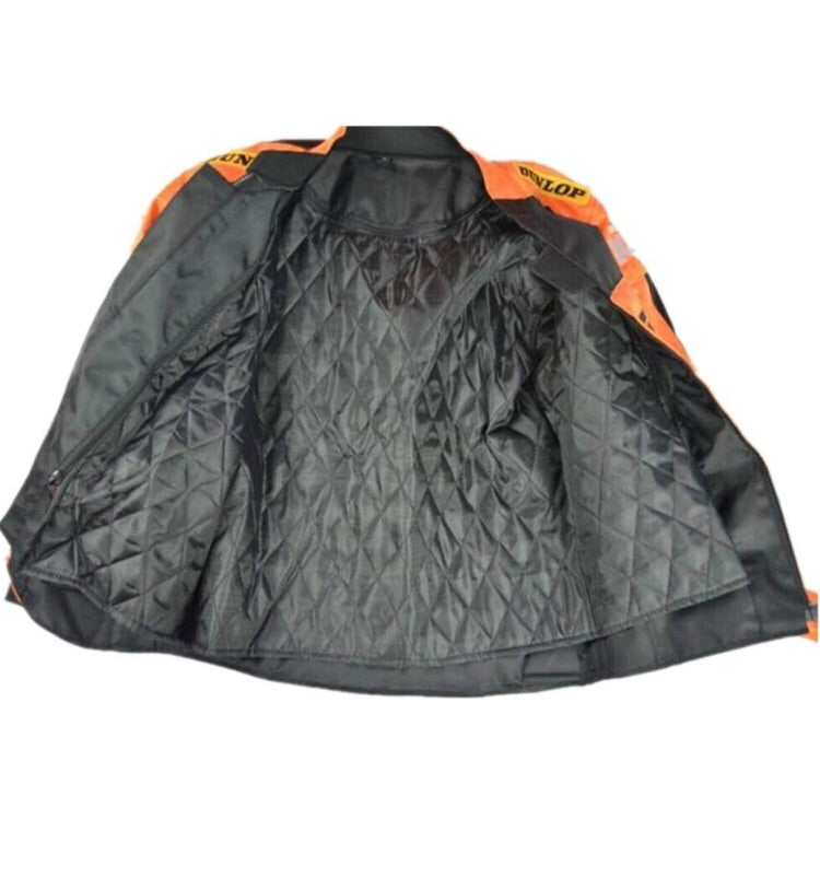 KTM Racing Riding Jacket, Orange with Black (X-Large)
