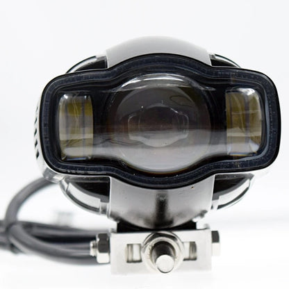 Universal Motorcycle Fog light 22-40mm IP65 LED Headlight lamp With USB Charger