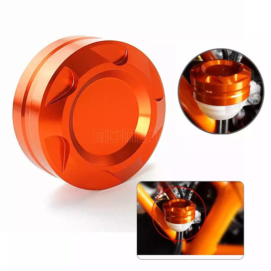 Motorcycle Aluminum CNC Engine Rear Fluid Reservoir Cap Cover For KTM DUKE 125 200 390 RC 125 200 390 Rear Brake master cylinder