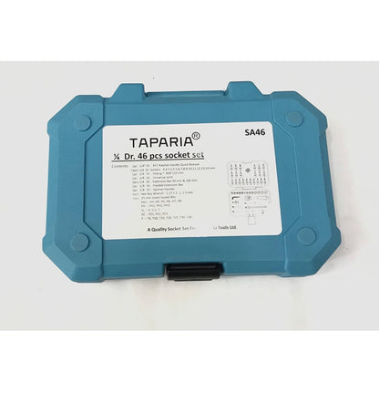 Taparia SA46 Steel Socket Set (Blue, 46-Pieces)