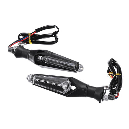 12V 4Pcs Motorcycle LED Side Light Turn Signal Lights Directional Lamp Indicators