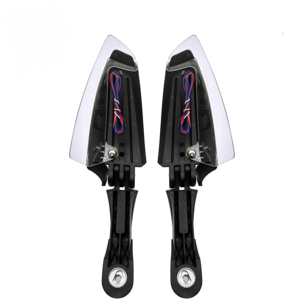 12V 7/8inch Motorcycle Led Drl Light Handguard Hand Guard Brush Bar Dirt Bike - Black