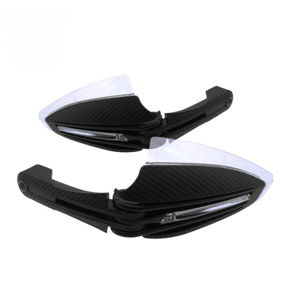 12V 7/8inch Motorcycle Led Drl Light Handguard Hand Guard Brush Bar Dirt Bike - Black