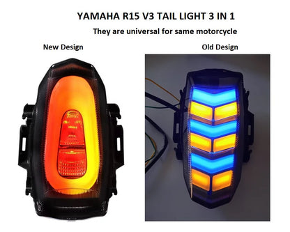 NEW JPA BREAKING MOTORCYCLE STOP LIGHT TAIL lamp FOR YAMAHA R15 V3 R15 v4 R15M v4 2018 ACCESSORIES 2022 DESIGN