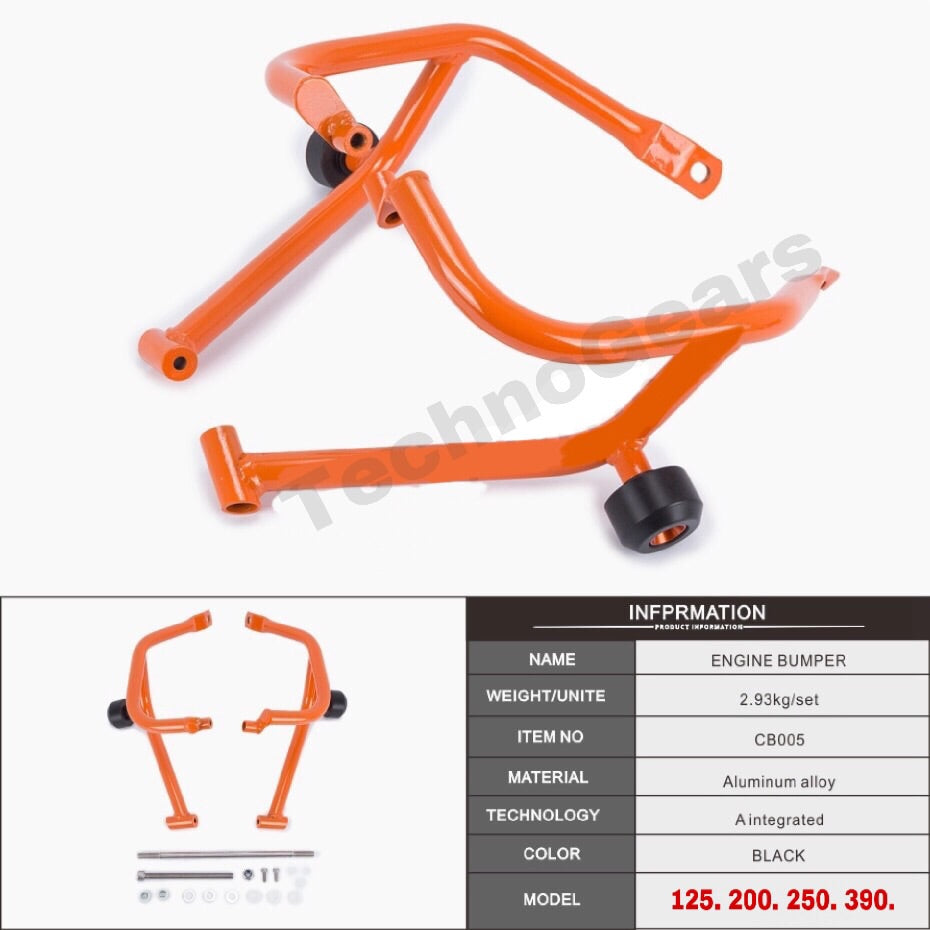 Motorcycle Refit Tank Protection Bar Protection Guard Crash Bars Frame For KTM DUKE 200 DUKE200