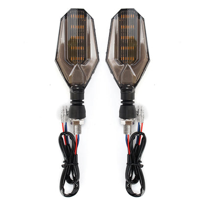 2 Pair 12V Universal Motorcycle LED Turn Signal Indicator Lights Taillights Brake Lights