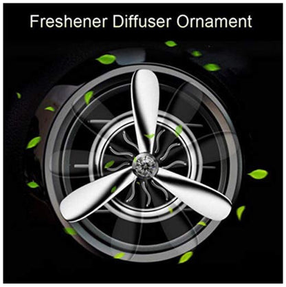 Propeller Airplane Shaped Car Diffuser Vent Clip Air Freshener Air Vent for All Brand Car (Color Assorted) 1 Piece