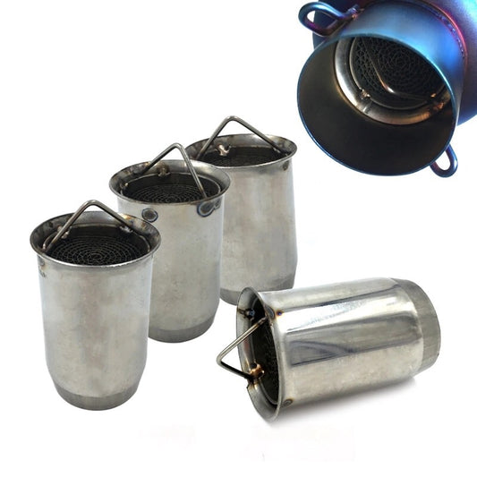 Universal Motorcycle Muffler Exhaust Front Mid End Silencer DB Killer Motorbike Exhaust Muffler Silencer Noise Sound Eliminator