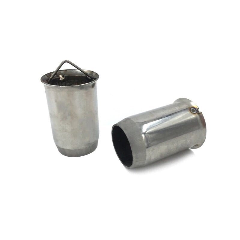 Universal Motorcycle Muffler Exhaust Front Mid End Silencer DB Killer Motorbike Exhaust Muffler Silencer Noise Sound Eliminator