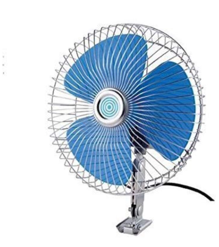 Auto Rotate Car Fan 6 Inch 12V DC ForUniversal car || Trucks || Farm Tractors || Auto || F-79